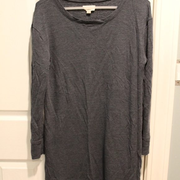 Steel Blue Sweater Dress - Picture 1 of 2